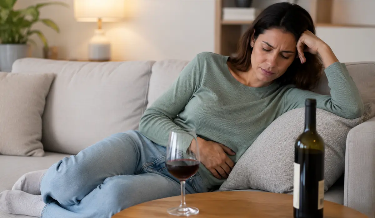 alcohol and PMS symptoms